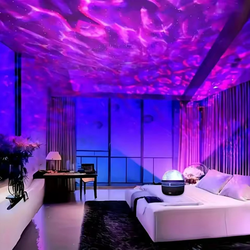 Proyector de luz ambiental. Crea una atmósfera mágica en segundos